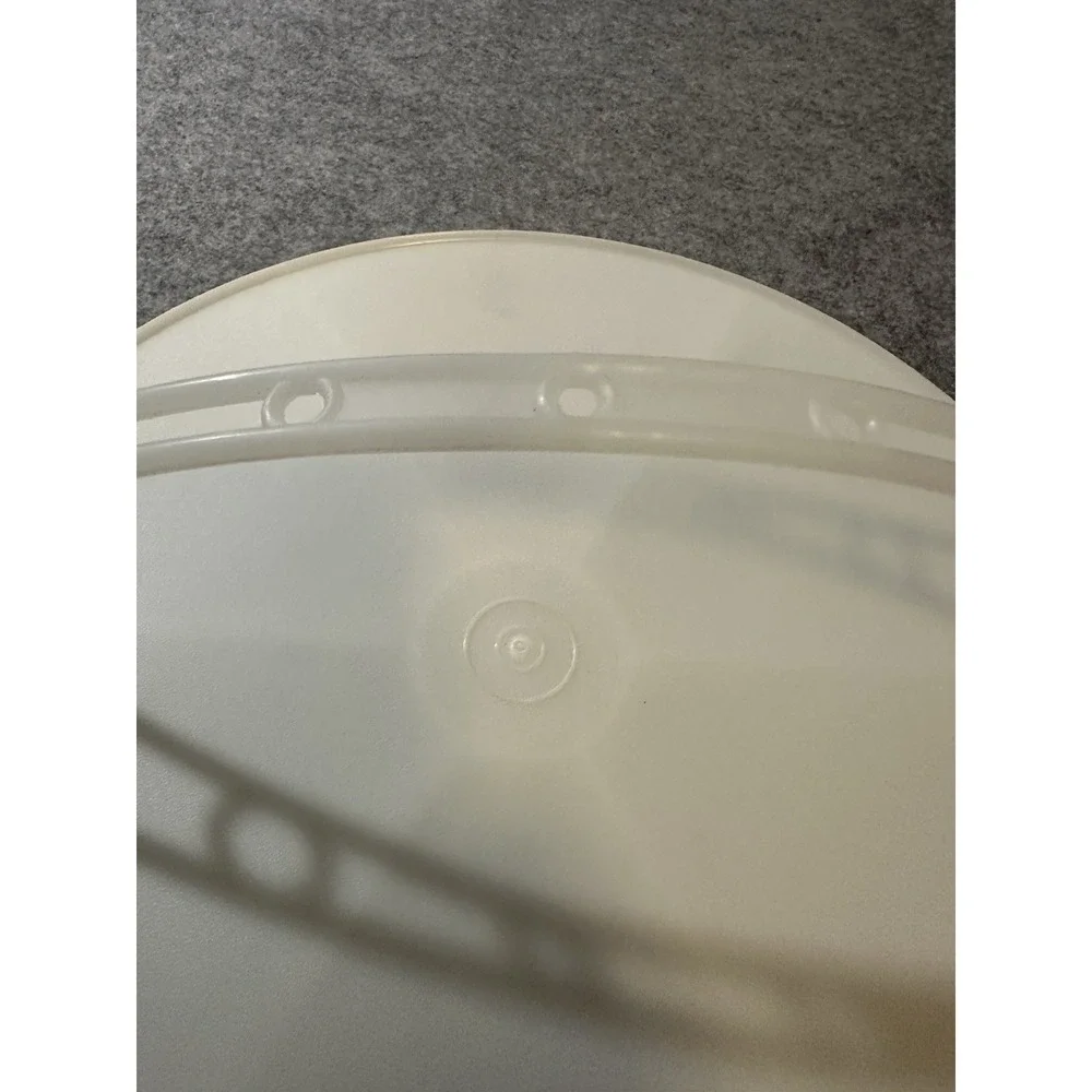 VIntage Tupperware 405 Party Susan Divided Serving Tray with Carry Handle & Lid‎